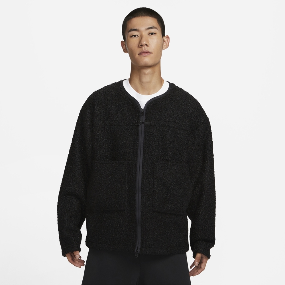 NIKE AS M NSW TP SHERPA JACKET 男休閒外套-黑-FB7411010