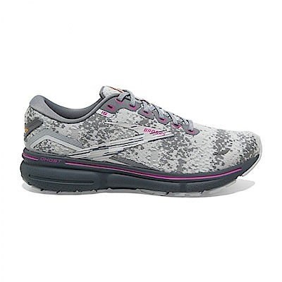 Brooks Ghost 15 [1203801B147] 女 慢跑鞋 路跑 避震緩震 魔鬼系列 數位迷彩限定款 淺灰