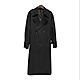 米蘭精品 風衣外套長版大衣-英倫風氣質純色雙排扣女外套2色74dk1 product thumbnail 1