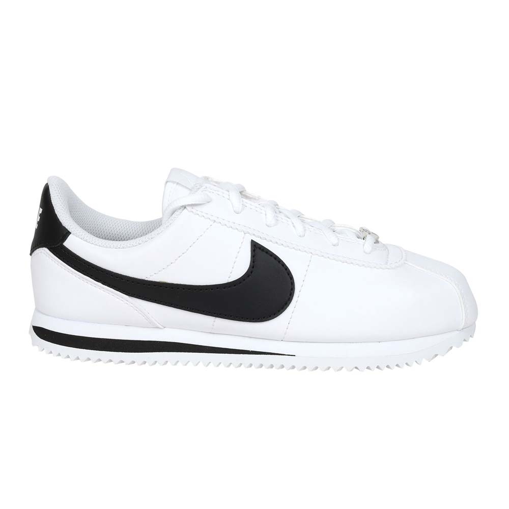 NIKE CORTEZ BASIC SL GS 男女大童運動休閒鞋-經典 904764-102 白黑