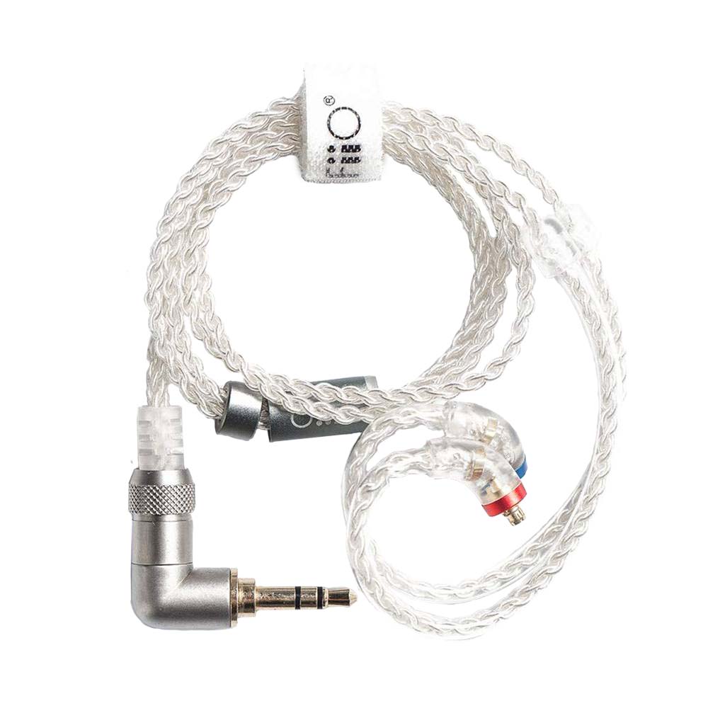 FiiO 3.5mm高純度單晶銅鍍銀MMCX繞耳式耳機升級短線(LC-3.5BS)