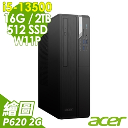 (商用)Acer Veriton VX2715G (i5-13500/16G/2TB+512 SSD/P620-2G/W11P)