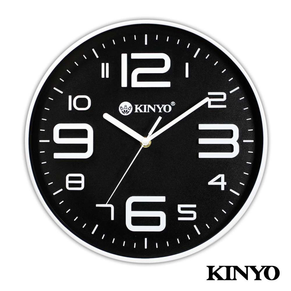 KINYO 369時尚靜音掛鐘CL122