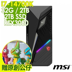 MSI 微星 Infinite S3 14NUB7-1618TW(i7-14700K/32G/2TB+2TB SSD/RTX3080-10G/W11P)