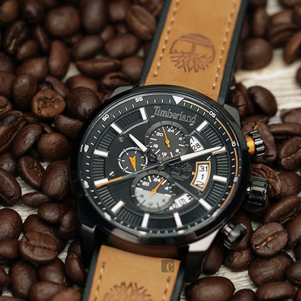 Timberland 天柏嵐 城市野營多功能手錶 送禮推薦-46mm TDWGF2102603