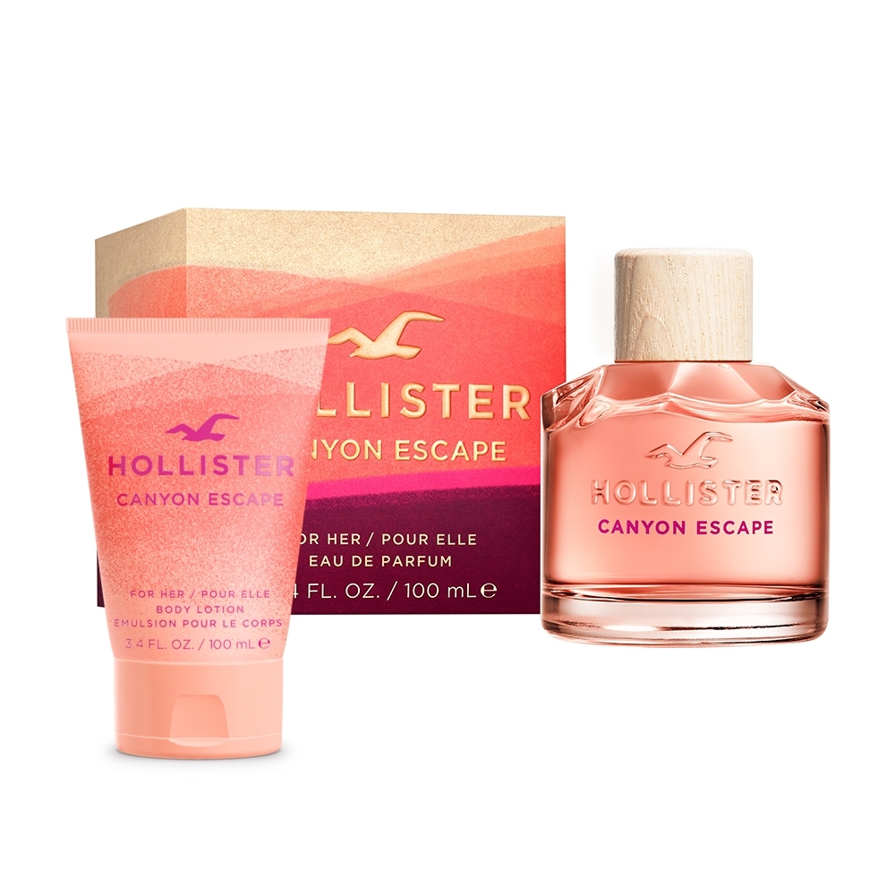 Hollister自由曠野女性淡香精100ml(贈隨機身體乳100ml)