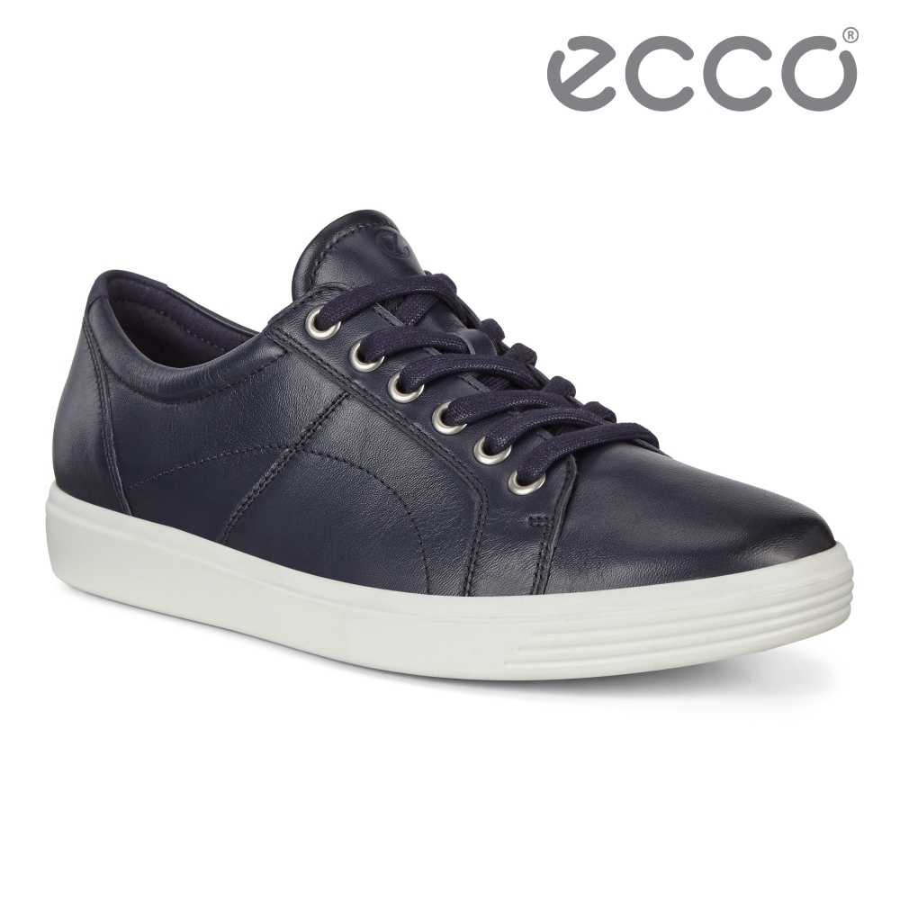 ECCO SOFT CLASSIC W 經典簡約休閒鞋 網路獨家 女鞋 深藍色