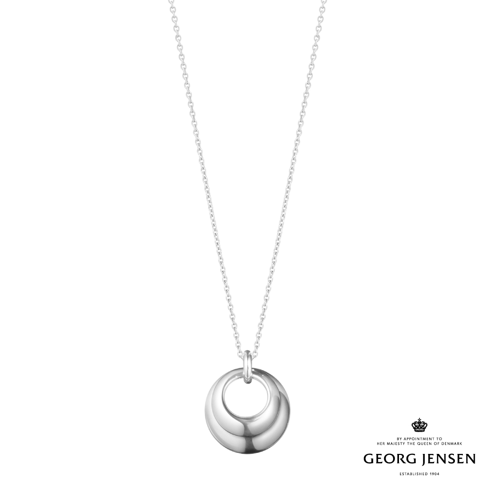 Georg Jensen 喬治傑生 CURVE 純銀項鍊