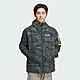 adidas 愛迪達 外套 男款 運動連帽外套 風衣外套 防潑水 亞規 NATGEO RR JKT 迷彩綠 IS9511 product thumbnail 1