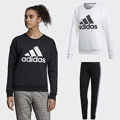 [官方] adidas 長袖衣褲 女 (三款任選)