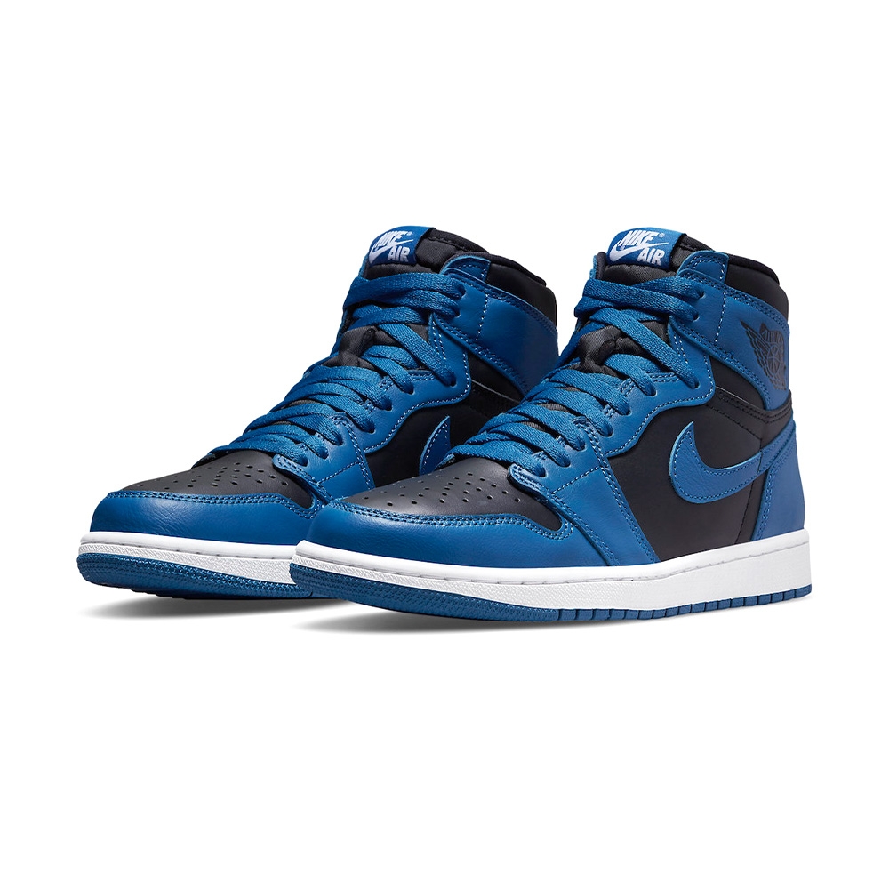 Nike Jordan 1 OG Dark Marina Blue 男鞋黑藍色經典AJ1 高筒休閒鞋