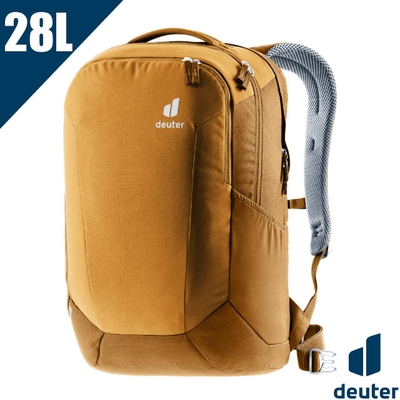 Deuter GIGA 28L 透氣休閒電腦後背包(可放15吋筆電)_棕黃