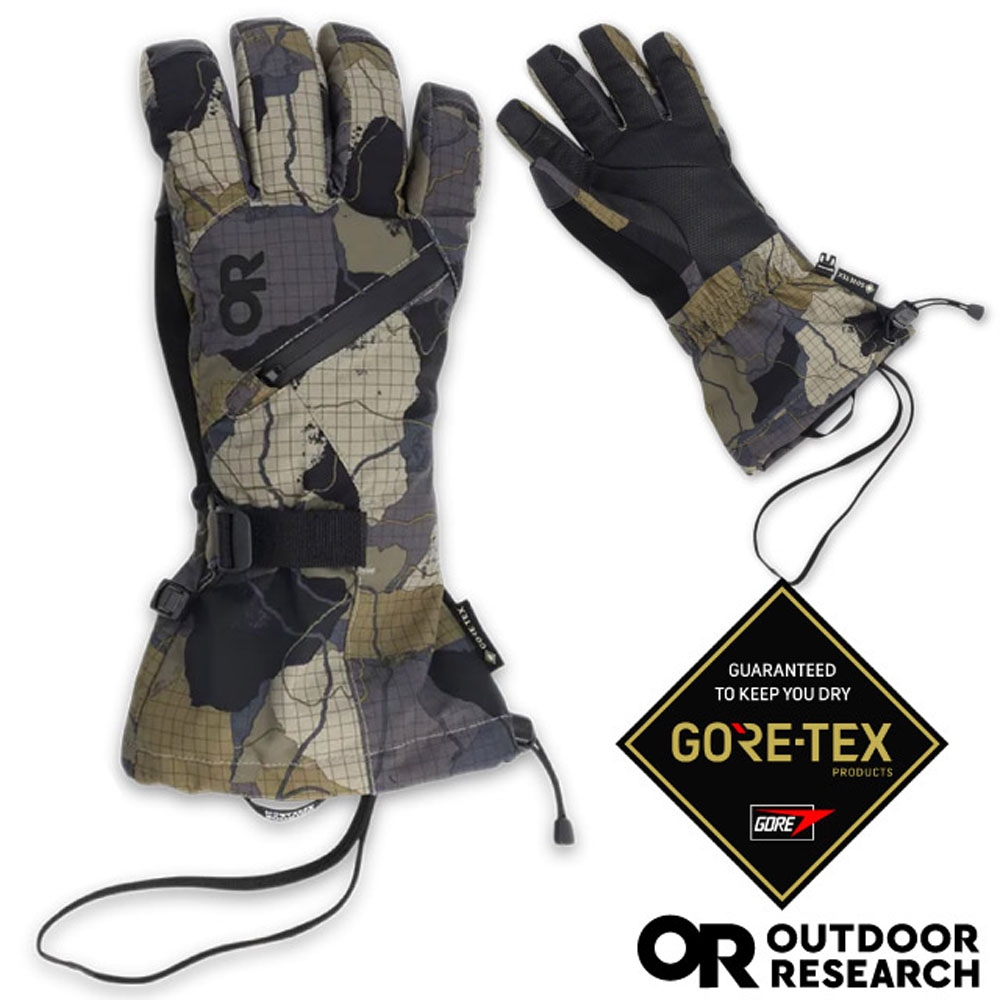 Outdoor Research 男 Men's Revolution II GORE-TEX Gloves 防風防水透氣保暖手套_迷彩