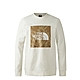 The North Face M BOX LOGO DK CREW - AP 男長袖上衣-米白-NF0A88FTQLI product thumbnail 1