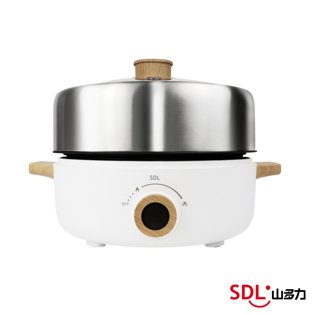 SDL 山多力 2.8L雙享兩用火烤料理鍋 SL-EC3520-W