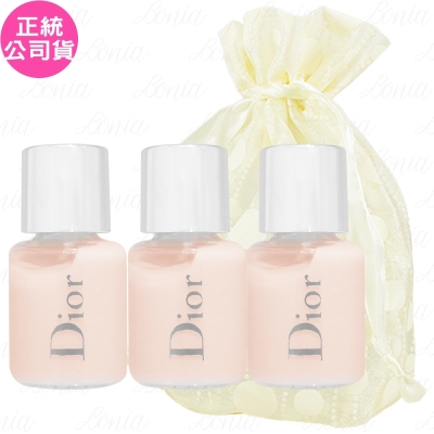 Dior 迪奧 專業後台潤澤妝前乳(#001)(5ml)*3旅行袋組(公司貨)