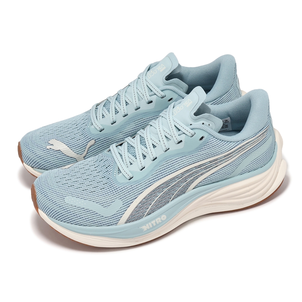 Puma 慢跑鞋 Velocity Nitro 3 Wn 女鞋 藍 白 透氣 氮氣中底 緩衝 運動鞋 37774904