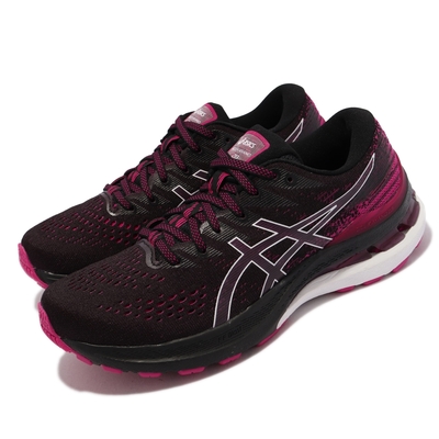 Asics 慢跑鞋 GEL-Kayano 28 運動 女鞋 亞瑟士 穩定 支撐 彈力 亞瑟膠 黑 紫 1012B047002