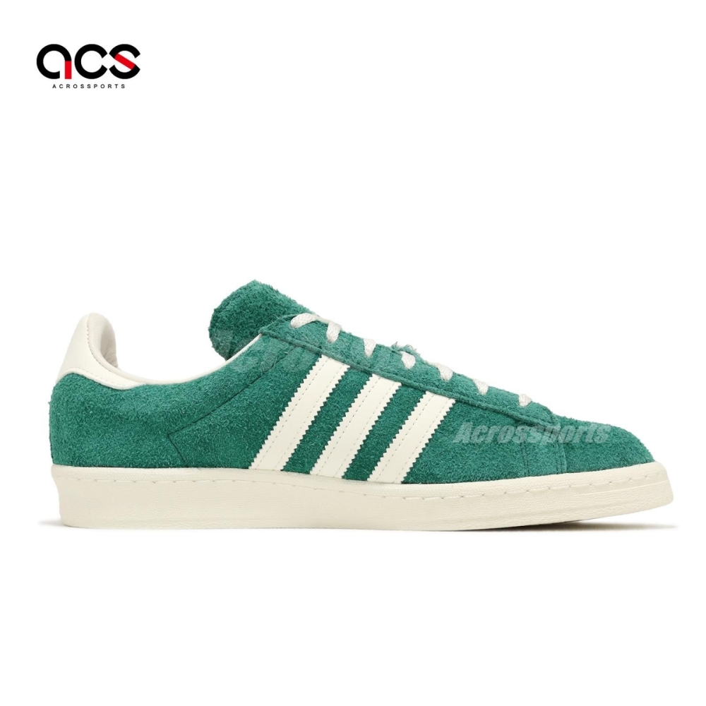 adidas 休閒鞋Campus 80s 男鞋綠白麂皮復古London Green 愛迪達GY4581