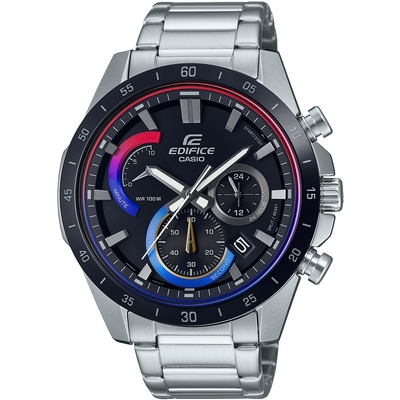 CASIO 卡西歐 EDIFICE Heat Gradation 三眼計時手錶 迎春好禮 EFR-573HG-1A