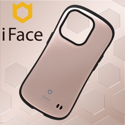 日本 iFace iPhone 14 Pro First Class 抗衝擊頂級保護殼 - 玫瑰金色