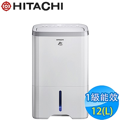 hitachi日立 12l 1級led觸控負離子清淨除濕機 rd-240hs 閃亮銀