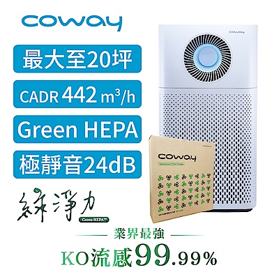 Coway 20坪 綠淨力噴射循環空氣清淨機 AP-1516D 二年份濾網組