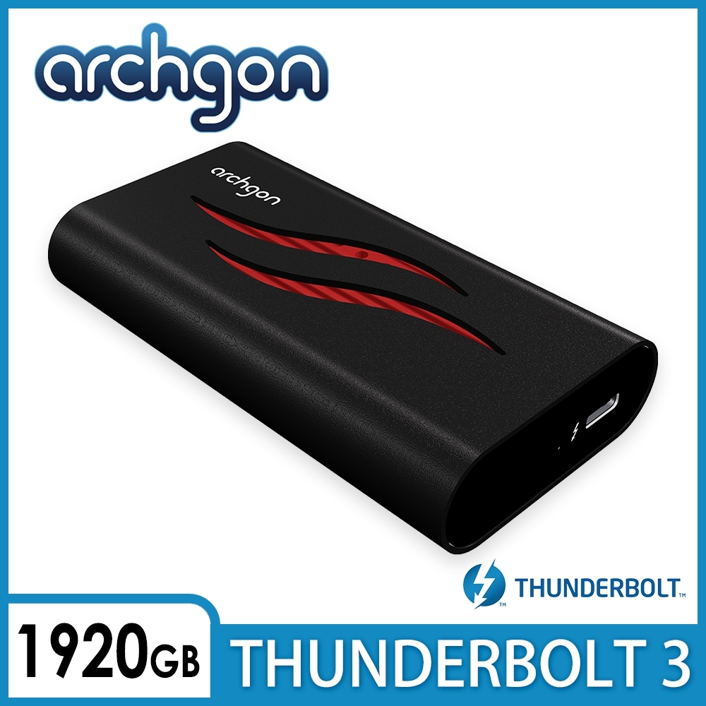 Archgon Thunderbolt 3 1TB 外付け SSD - PC周辺機器