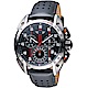 MINI Swiss Watches極速運動計時腕錶(MINI-160117)-黑x紅邊 product thumbnail 1