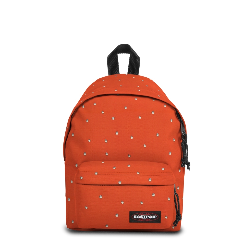 EASTPAK Orbit系列 小後背包 橘色小手