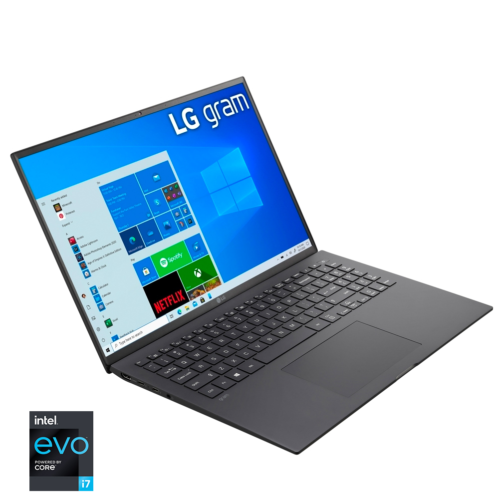 【LG 樂金】Gram Z90P 16吋筆電-黑色(i7-1165G7/16G/1TB NVMe/WIN10/16Z90P-G.AA78C2)