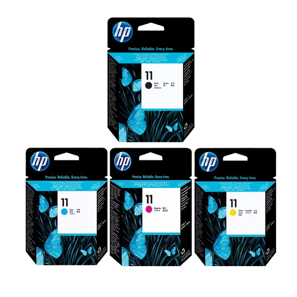 HP NO.11 (C4810A+C4811A+C4812A+C4813A) 四色 原廠列印噴頭
