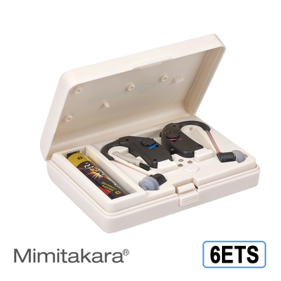 耳寶 助聽器(未滅菌)★Mimitakara 充電耳掛式雙耳款助聽器 6ETS [中度~重度聽損適用]