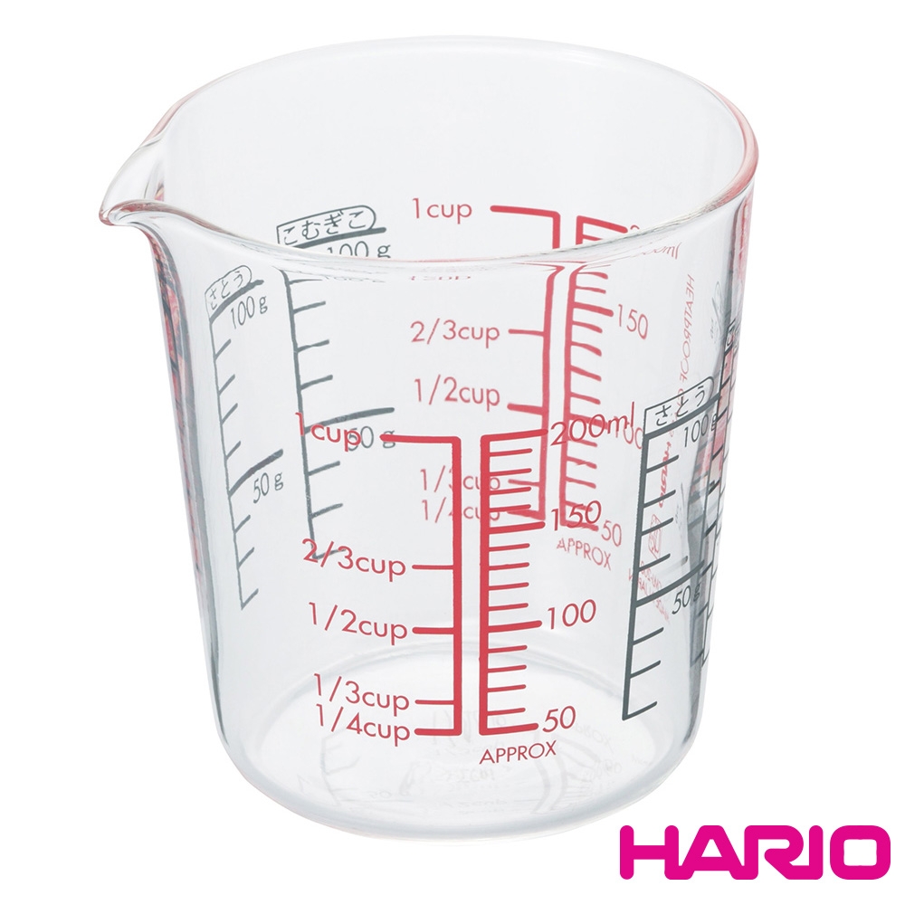 【HARIO】耐熱玻璃量杯200/CMJ-200