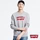 Levis 男款 重磅大學T 經典Logo 灰 product thumbnail 1