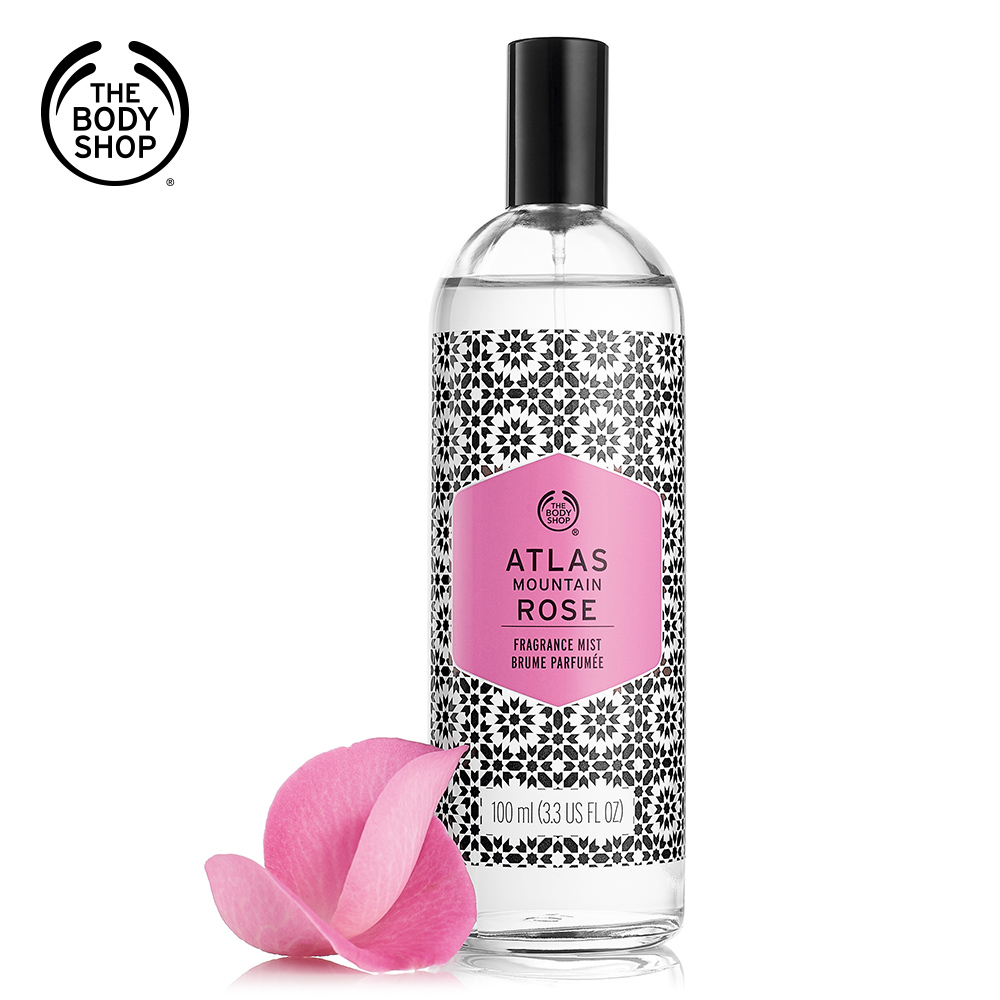 The Body Shop 摩洛哥玫瑰爽身花露水100ML