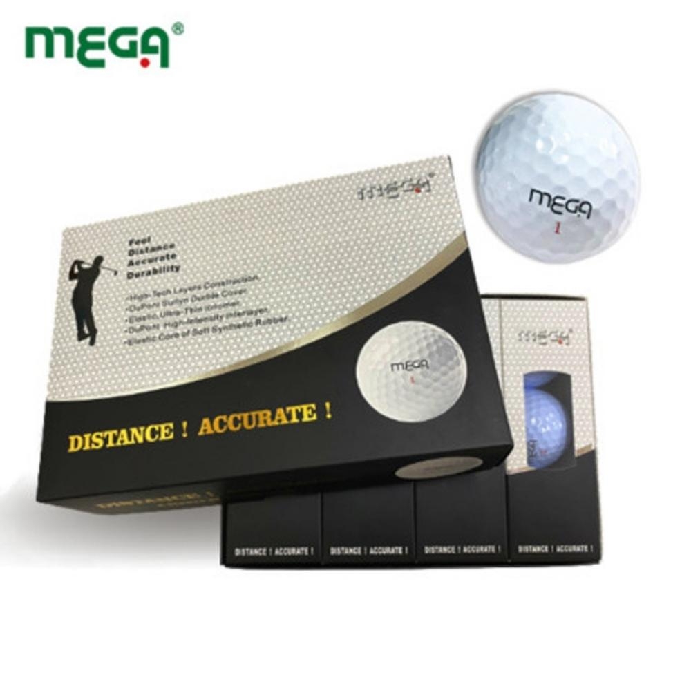 【MEGA GOLF】高爾夫球 二層高爾夫球 12入裝 高爾夫球 高爾夫比賽球 二層球