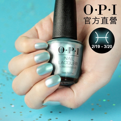 OPI 雙魚與未來 經典指甲油-NLH017．小黑蓋/星座能量系列指彩/雙魚座代表色/美甲彩繪/官方直營