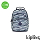 Kipling 霧藍手刷條紋機能手提後背包-SEOUL S product thumbnail 1