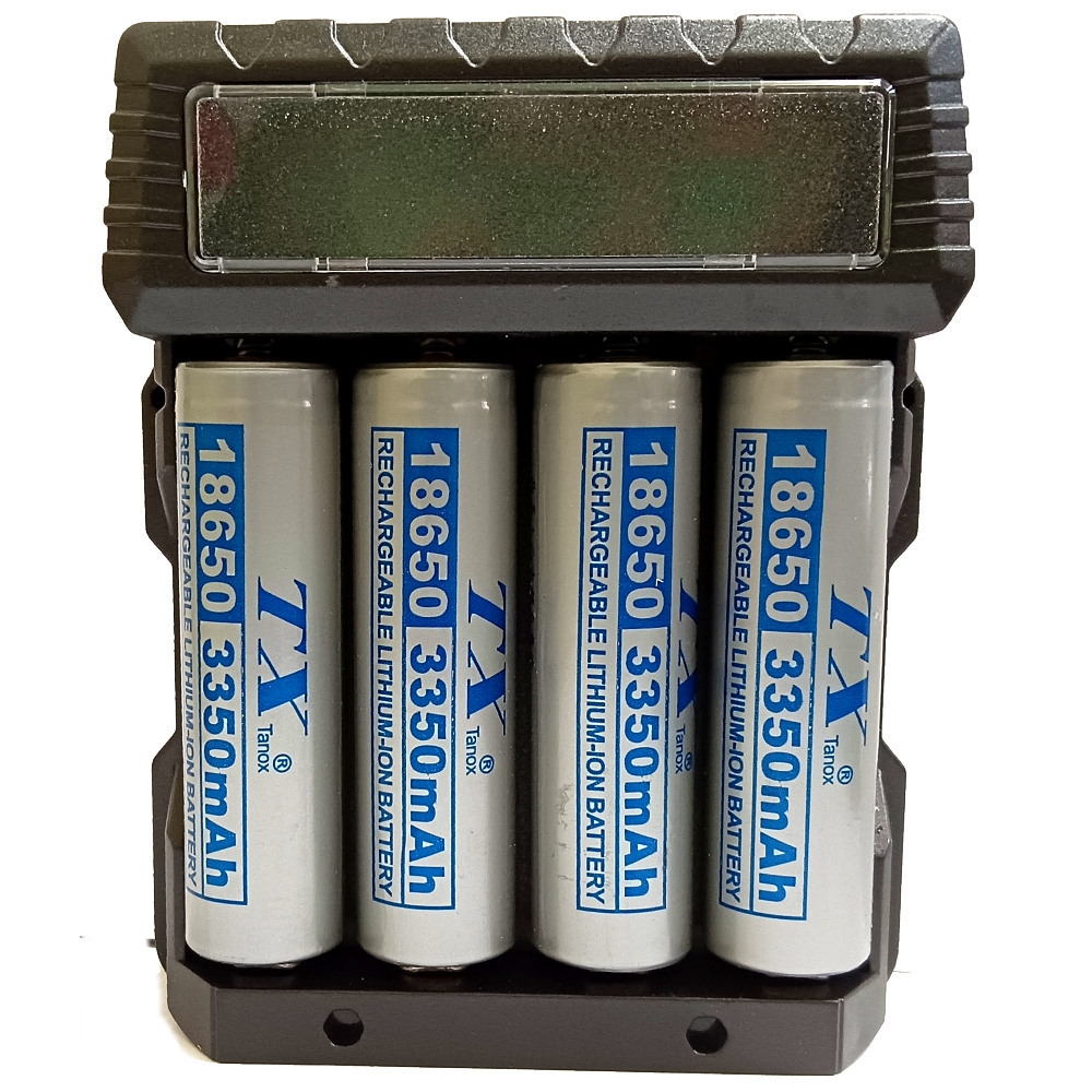 TX 特林鋰充電池186504入+四槽充電器(3350-4+4USB) | 手電筒| Yahoo