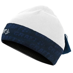瑞典 Craft LOGO HAT 經典LOGO帽.彈性透氣保暖針織羊毛帽_白色