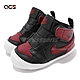 Nike 休閒鞋 Jordan 1 CRIB Bootie 童鞋 喬丹 經典配色 學步鞋 小童 黑 紅 AT3745-023 product thumbnail 1