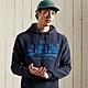 SUPERDRY 男裝 長袖帽T VL CHENILLE HOOD 海軍藍 product thumbnail 1