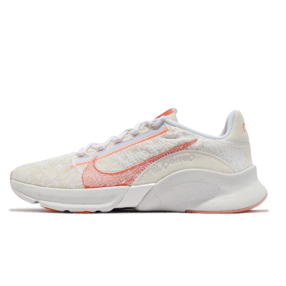 Nike W NIKE SUPERREP GO 3 NN FK女慢跑鞋-白橘-DH3393101