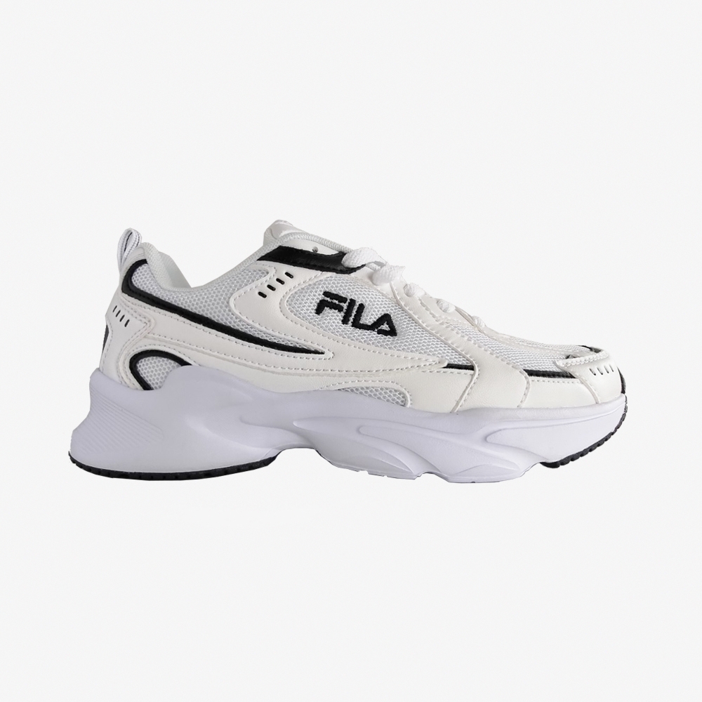 【FILA】PINBALL 男慢跑鞋 白+黑色 復古老爹鞋 小白鞋(1-J928W-110) product image 1