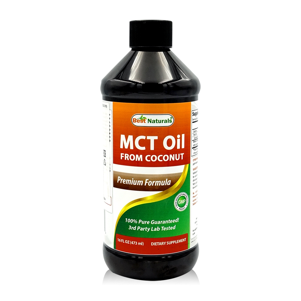 美國【Best Naturals】中鏈MCT油 (C8，C10)1瓶 (473ml/瓶)