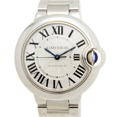 CARTIER 卡地亞 Ballon Bleu WSBB0044 經典羅馬時標機械鍊帶款x33mm