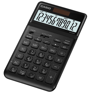 CASIO 12位元Stylish時尚香檳系仰角桌上型計算機(JW-200SC系列)-共7色