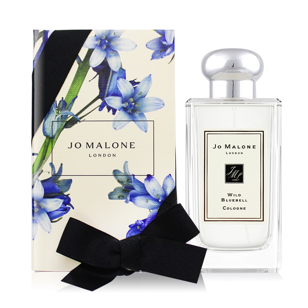 Jo Malone 藍風鈴香水Wild Bluebell 100ml-手繪花盒限量包裝-國際航空