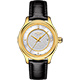 TISSOT 天梭 官方授權 18K金 Fascination 真鑽石英錶-珍珠貝x黑/30mm T9242101611600 product thumbnail 1